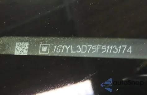 2015 Chevrolet Corvette Stingray Z51 3Lt из США, поврежденный, VIN 1G1YL3D75F5113174